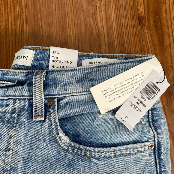 NWT Denim Forum Boyfriend High Rise Loose jeans - 28L, 27W (fits like 28) - Picture 7 of 10